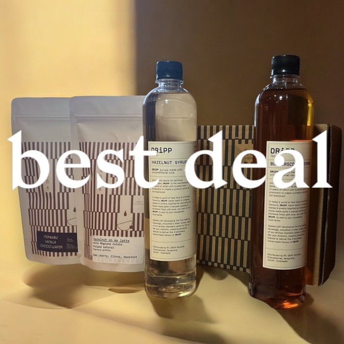 

bundle panna x drip specialty coffee and syrup