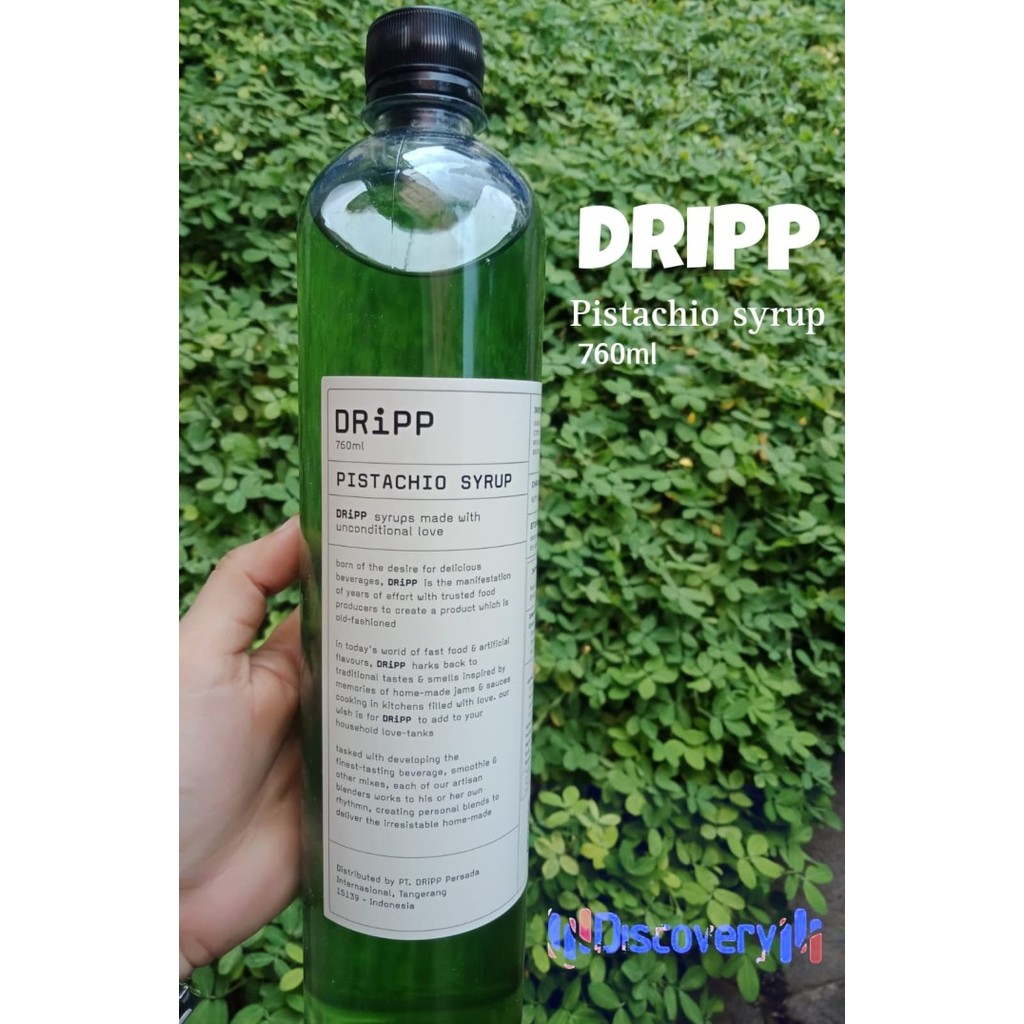 

Dripp Sirup / Syrup - Pistachio Syrup 760 ml