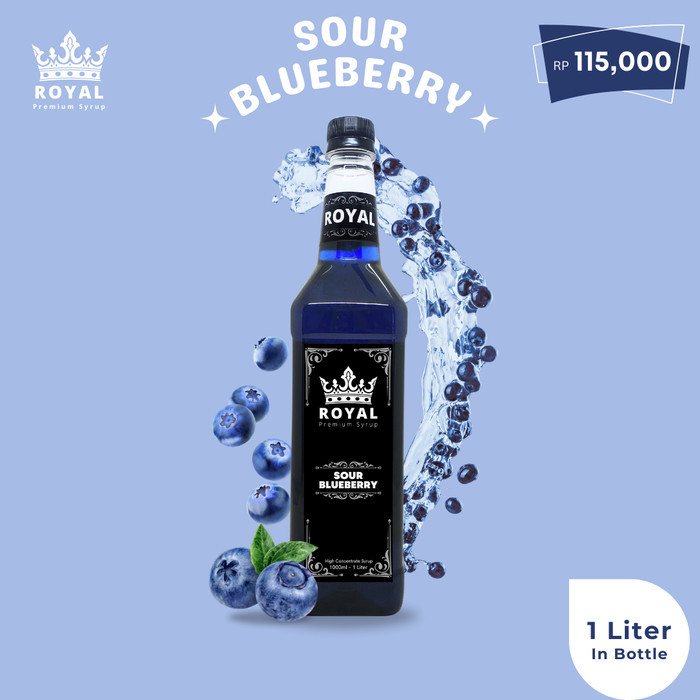 

Royal Sour Blueberry Syrup - Sirup blueberry Asam (Premium Quality)