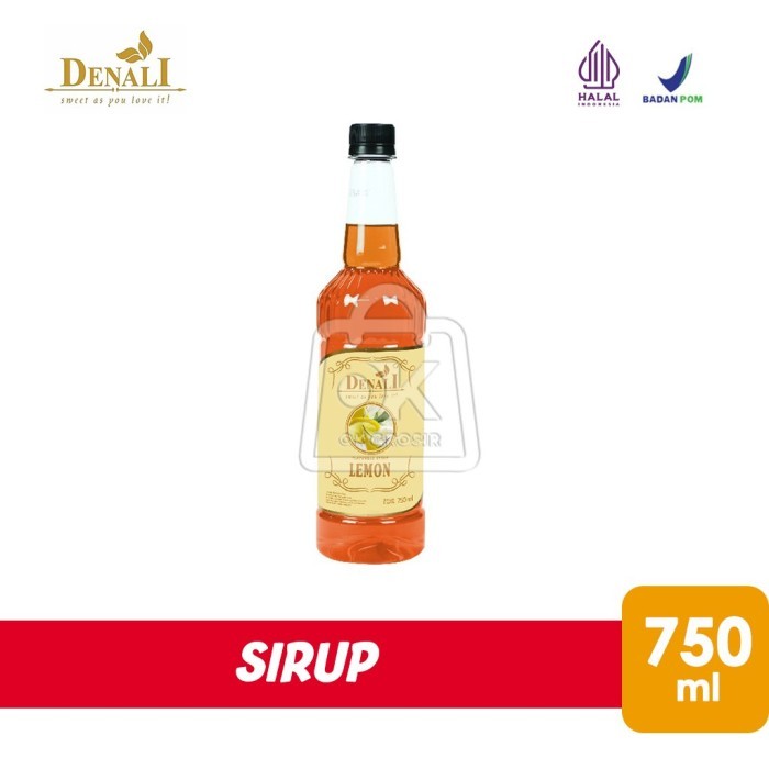 

Syrup Denali Lemon / Sirup Minuman Rasa Lemon(Botol Plastik 750ml)