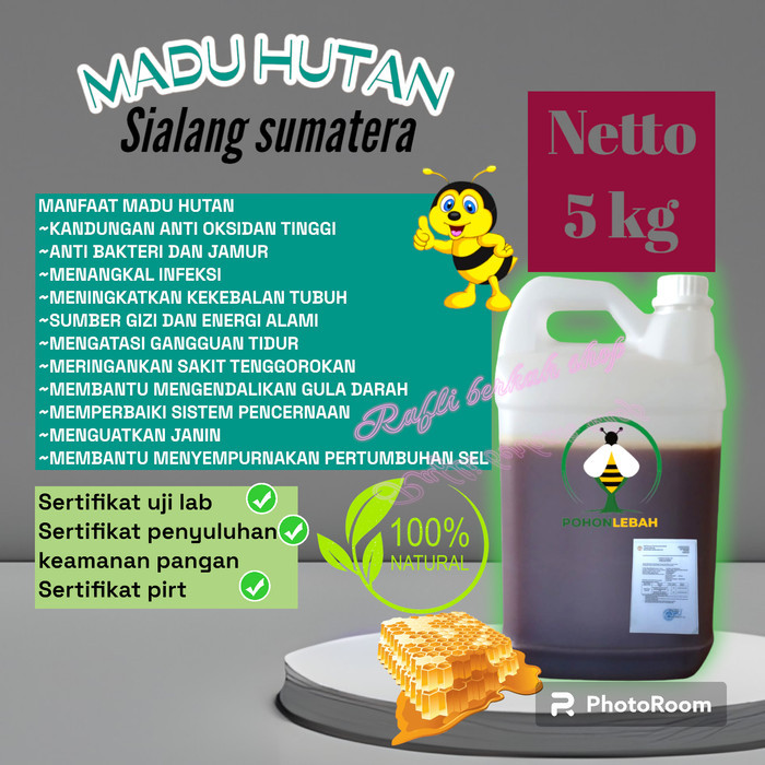 

Madu murni hutan sumatera 5 kilo
