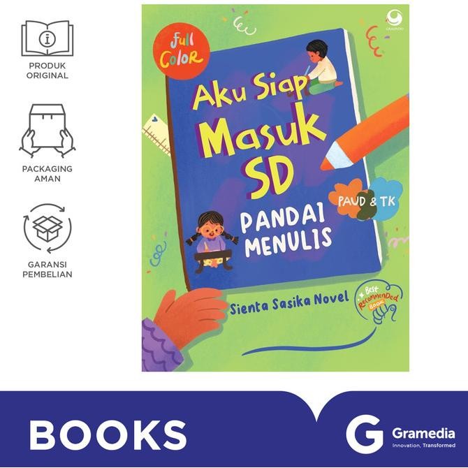 

New Gramedia Buku Aku Siap Masuk Sd Pandai Menulis