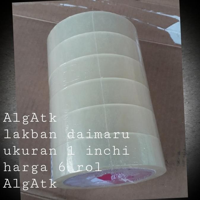 

LAKBAN DAIMARU UKURAN 1 INCHI. ASLI
