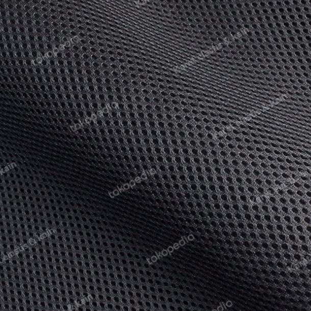 Promo jala mesh double/kain jala double mesh/jala mesh sandwich hitam