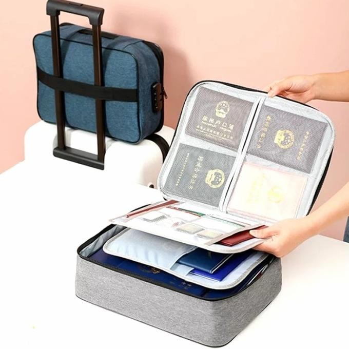 

Tas Tempat Penyimpanan File Dokumen Travel Bag Storage Security Lock
