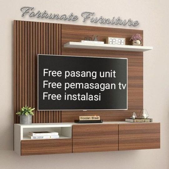 Backdrop Tv Minimalis Hpl