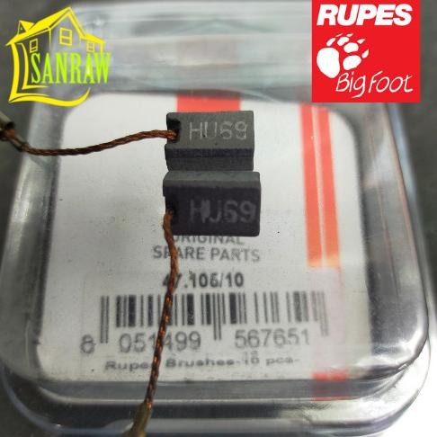 

Promo Carbon Brush Original Rupes ( 2pcs / Sepasang ) COD
