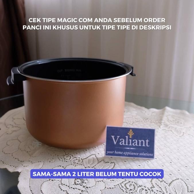 Panci Teflon Inner Pot Magic Com Yong Ma 2 Liter (Wing)