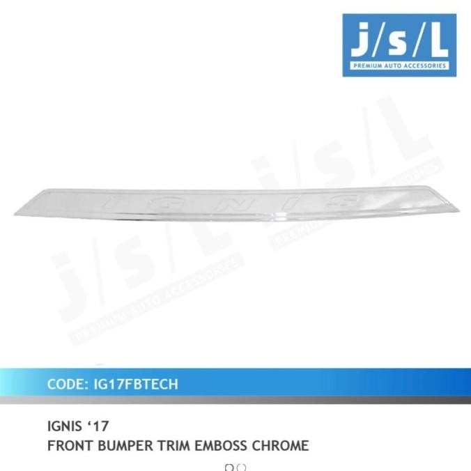 READY FRONT BUMPER TRIM EMBOSS IGNIS