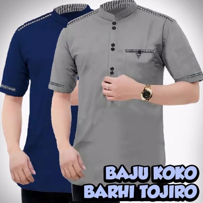 DISKON Baju Koko Barhi Tojiro Gus Azmi Bahan Toyobo Premium Halus Adem Lembut BEST SELLER 