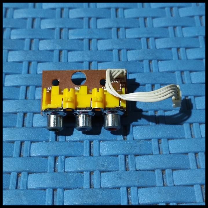 MODUL KOMPOSIT KOMPONEN RCA PCB GMC 808A MINI DVD PLAYER PORTABLE ORI