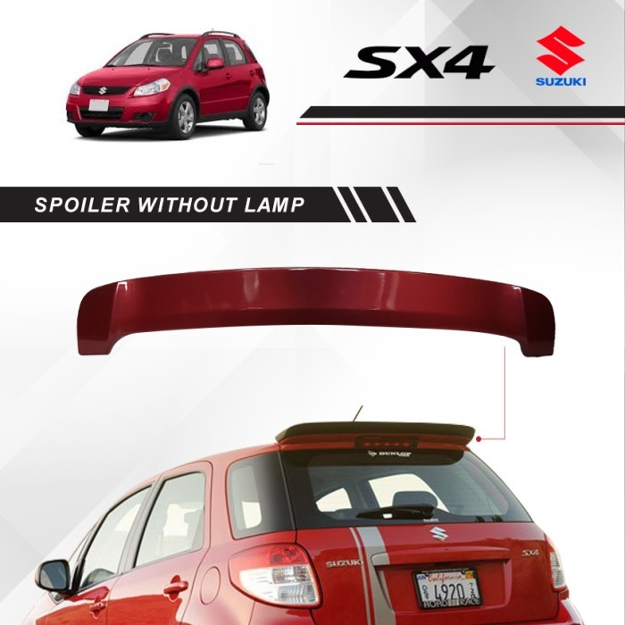 Seger4 dikirim- SPOILER SX4 X OVER TANPA LAMPU /SPOILER SX4 X OVER WITHOUT LAMP
