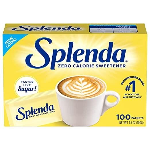 

SPLENDA NO CALORIE SWEETENER PACKETS 100 GRAM | GULA | KRIMER | KOPI