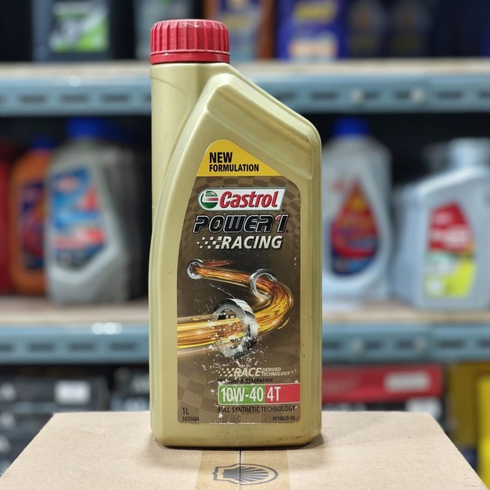 OLI CASTROL POWER1 RACING FULL SYNTHETIC 1 LITER 5W-30 4T SN JASO MA2