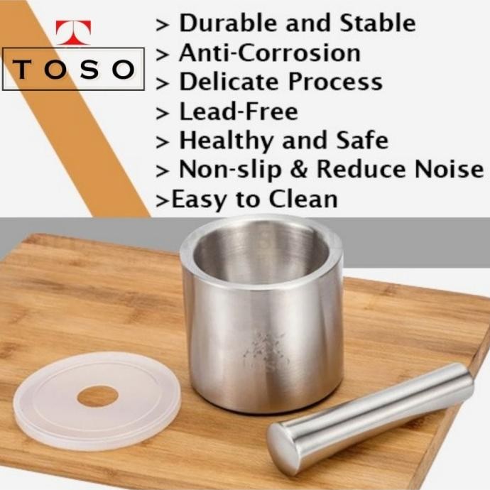 

TUMBUKAN OBAT BUMBU BAHAN STAINLESS COBEK ULEKAN LUMPANG AWET KUAT AS78