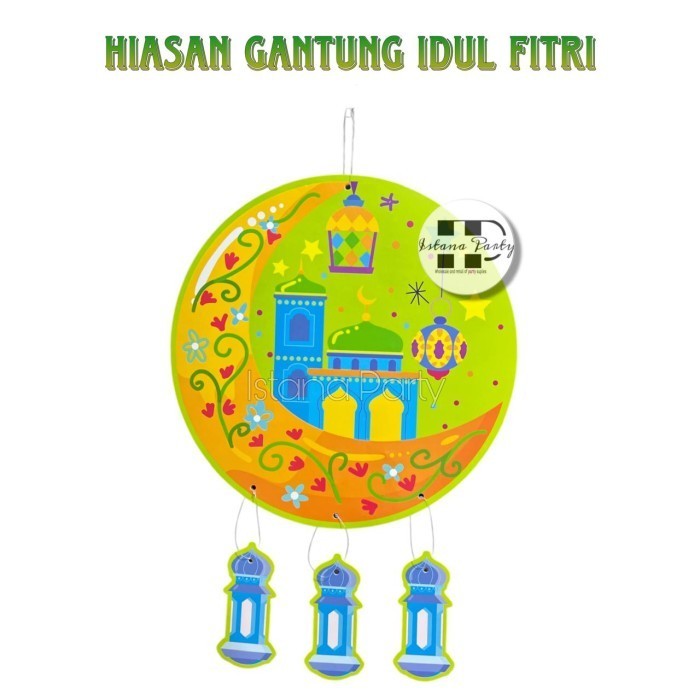 

Hiasan Gantung Idul Fitri / Dekorasi Lebaran 2 Susun Dr104