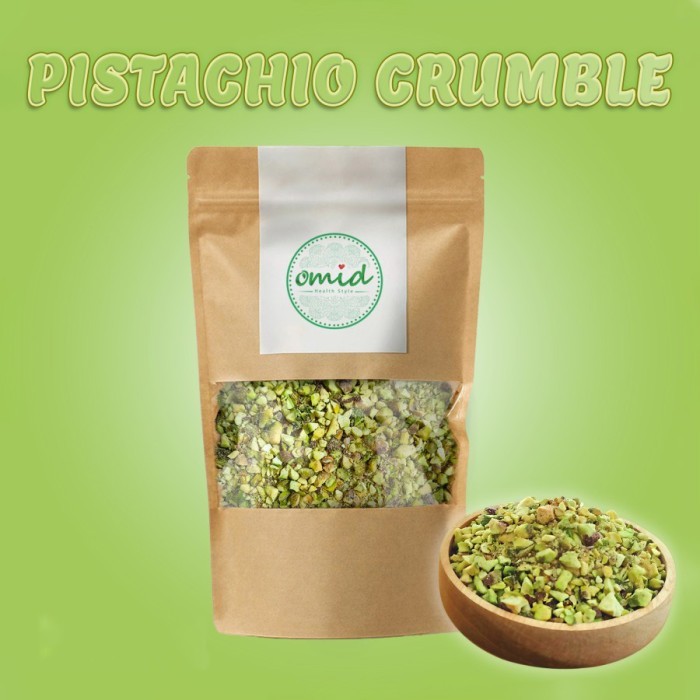 

PISTACHIO CRUMBLE PECAHAN PISTACHIO PISTACHIO HALUS - 250GR