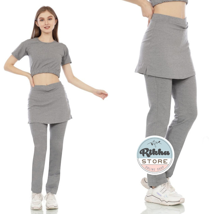 BISA E-KATALOG Celana Senam Plus Rok Jumbo Size 3L 4L 5L