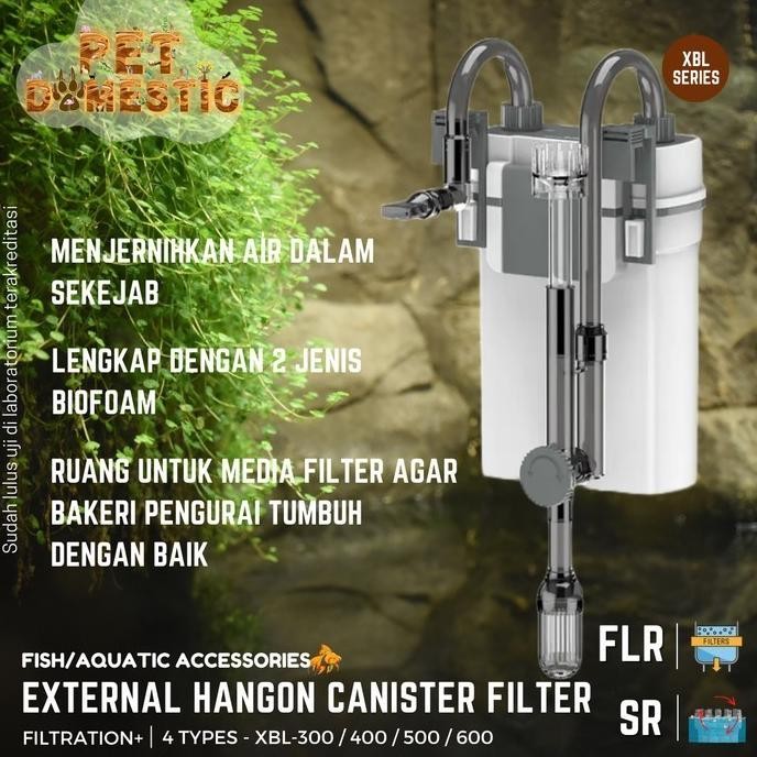 EXTERNAL CANISTER HANG ON FILTER AQUARIUM GANTUNG SKIMMER AIR AKUARIUM