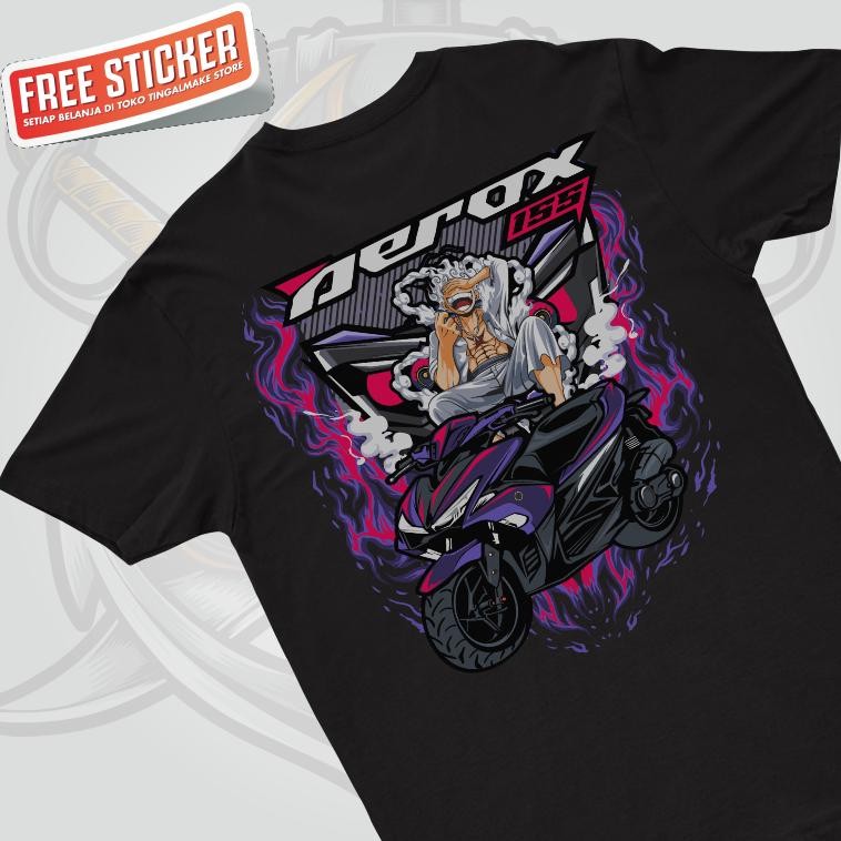 Terbaru Dtf Kaos Aerox 155 Matic Mania Unisex Kaos Distro Aerox Indonesia