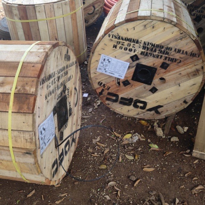 Kabel fiber optic 12 core armour mini