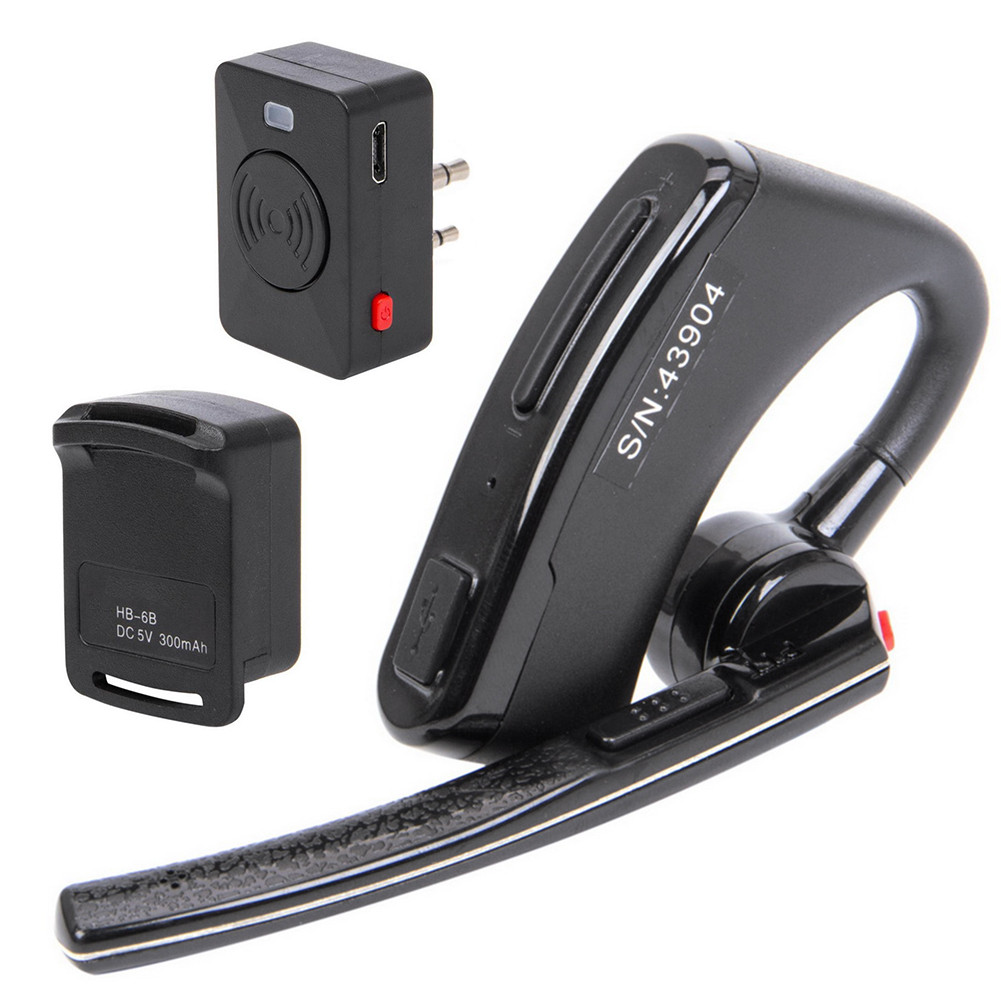 Walkie Talkie Bluetooth Headset Two Way Radio Wiress