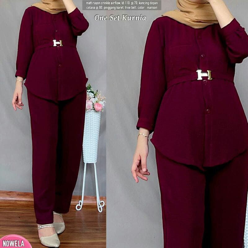 Baju Muslim Wanita Bajukurung Murah Muslimah Atasan Bawahan Onset Wanset S M L Xl Xxl Baju Lebaran S
