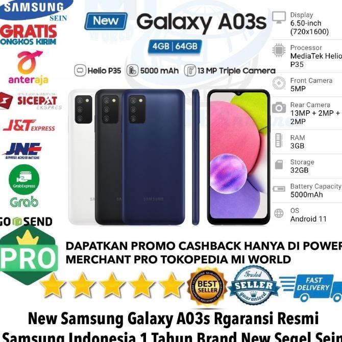 Samsung Galaxy A03S 4Gb/64Gb 4/64 A 03S 3/32Gb 3/32 A03 S Sein No A02S