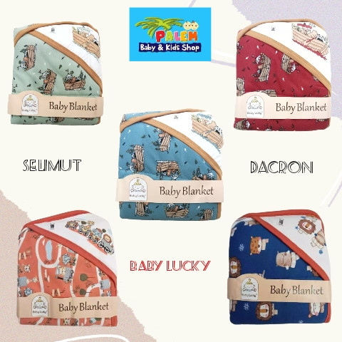 Rekomendasi Terbaik  Baby Lucky Selimut Topi/Baby Blangket 7300001
