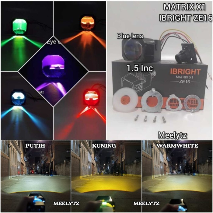 IBRIGHT ZE 16 - Biled Projector Matrix x1 Tipe Ibright ZE16 1.5inc