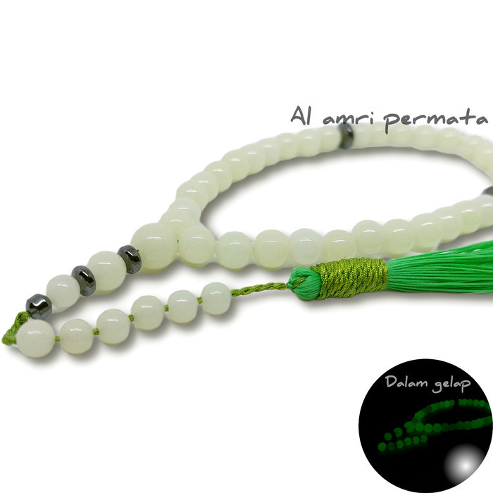 Tasbih Batu Fosfor 33 Butir Original Menyala Dalam Gelap #Gratisongkir #Sale #Discount