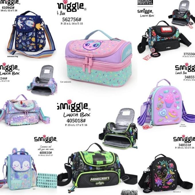 Tas Bekal Makanan Anak Tk Sd Lunch Bag Smiggle Lunchbox Tempat Makan