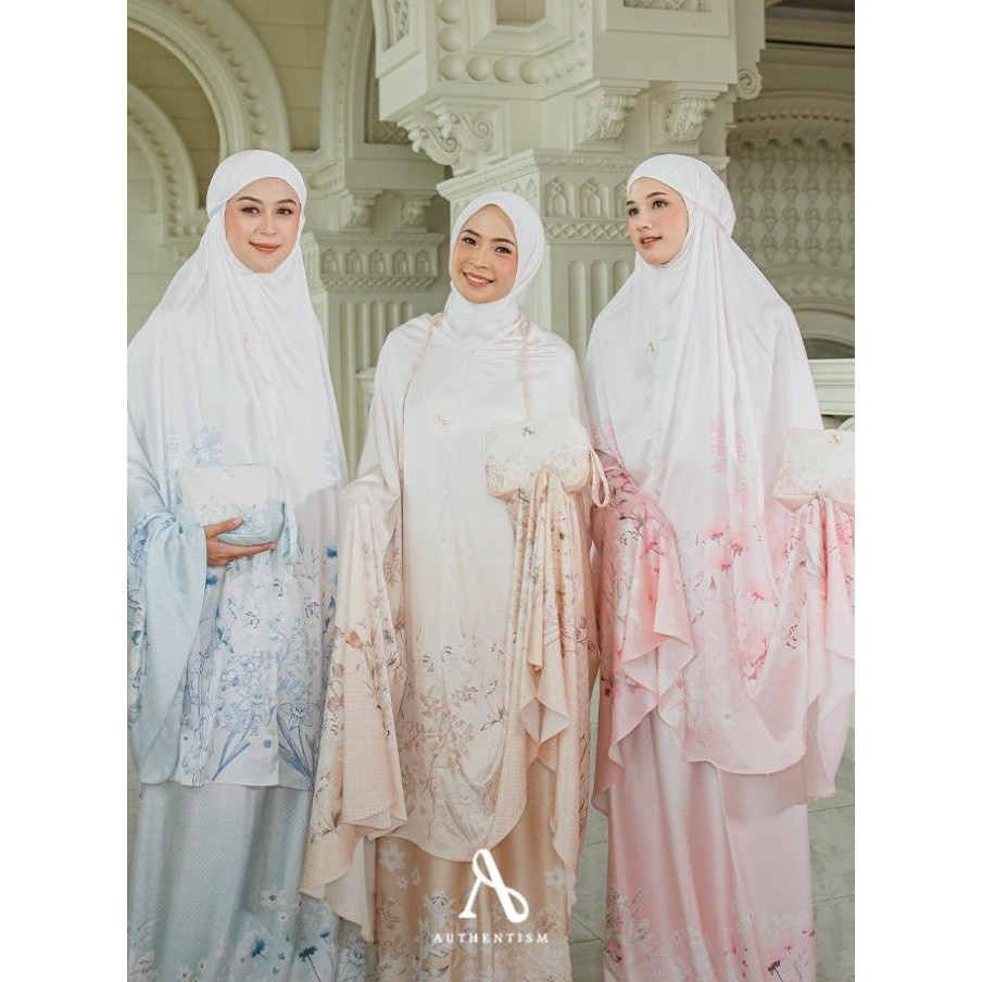 Sale Haleema Raya Collection Prayer Set Mukena Motif Premium Authentism