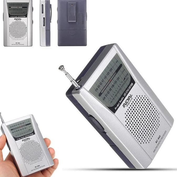 Terlaris Radio Saku Kecil All FM AM Pocket Mini Telescopic Antenna with Speaker SALE