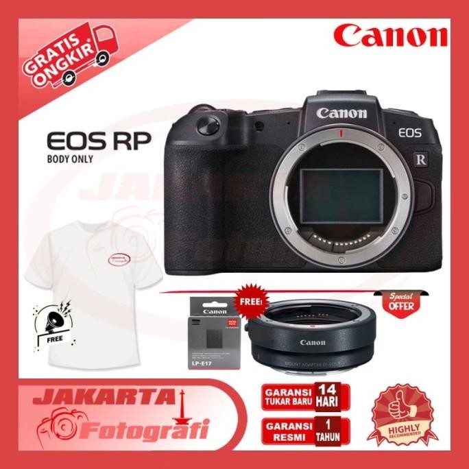 Canon Eos Rp Body Only Mirrorless Only Eos Rp Bo Resmi