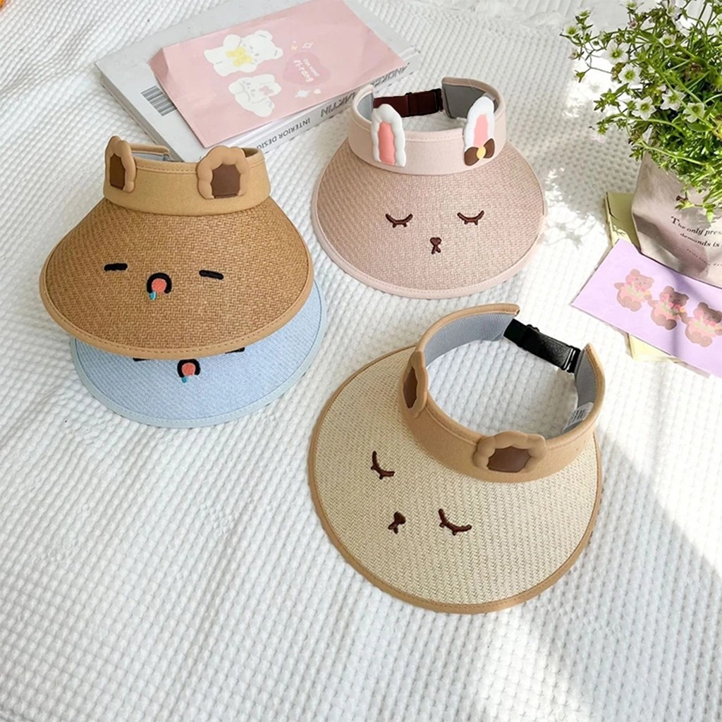 Cibby Mini Baby Rotan Character Hat/Topi Pantai Anak Perempuan Karakter C-30
