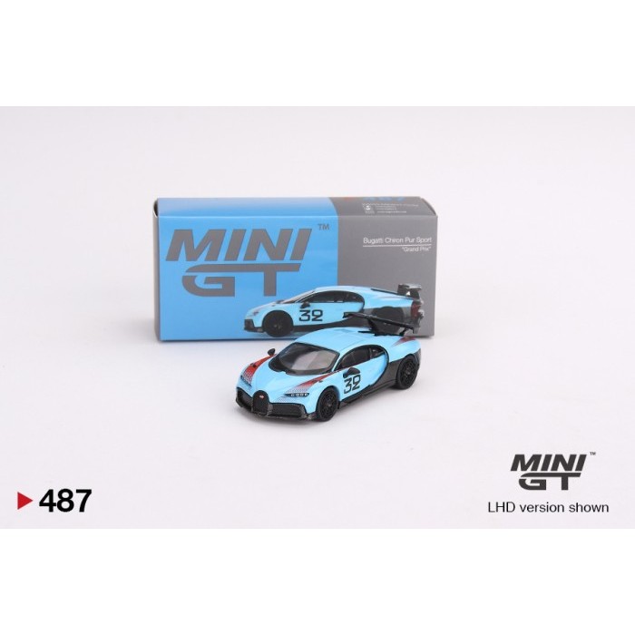 MINIGT 487 BUGATTI CHIRON PUR SPORT GRAND PRIX DIECAST MGT