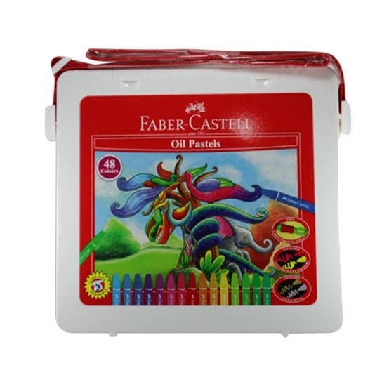 

Crayon Oil Pastels 48 Colour Faber Castell Hexagonal