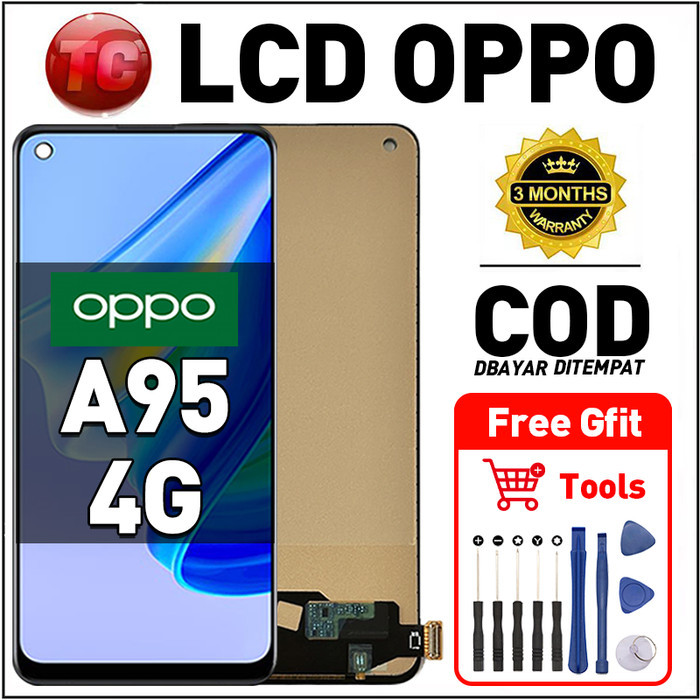 Original Lcd OPPO A95 4G fullset ori asli Layar hp touchscreen Sentuh Versi Tinggi COD