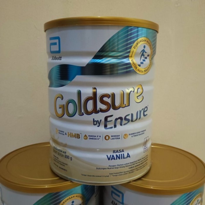 

TERLARIS TERLARIS GOLDSURE BY ENSURE VANILA 800 GR / GOLDSURE 800 GR MURAH!!! MURAH MURAH