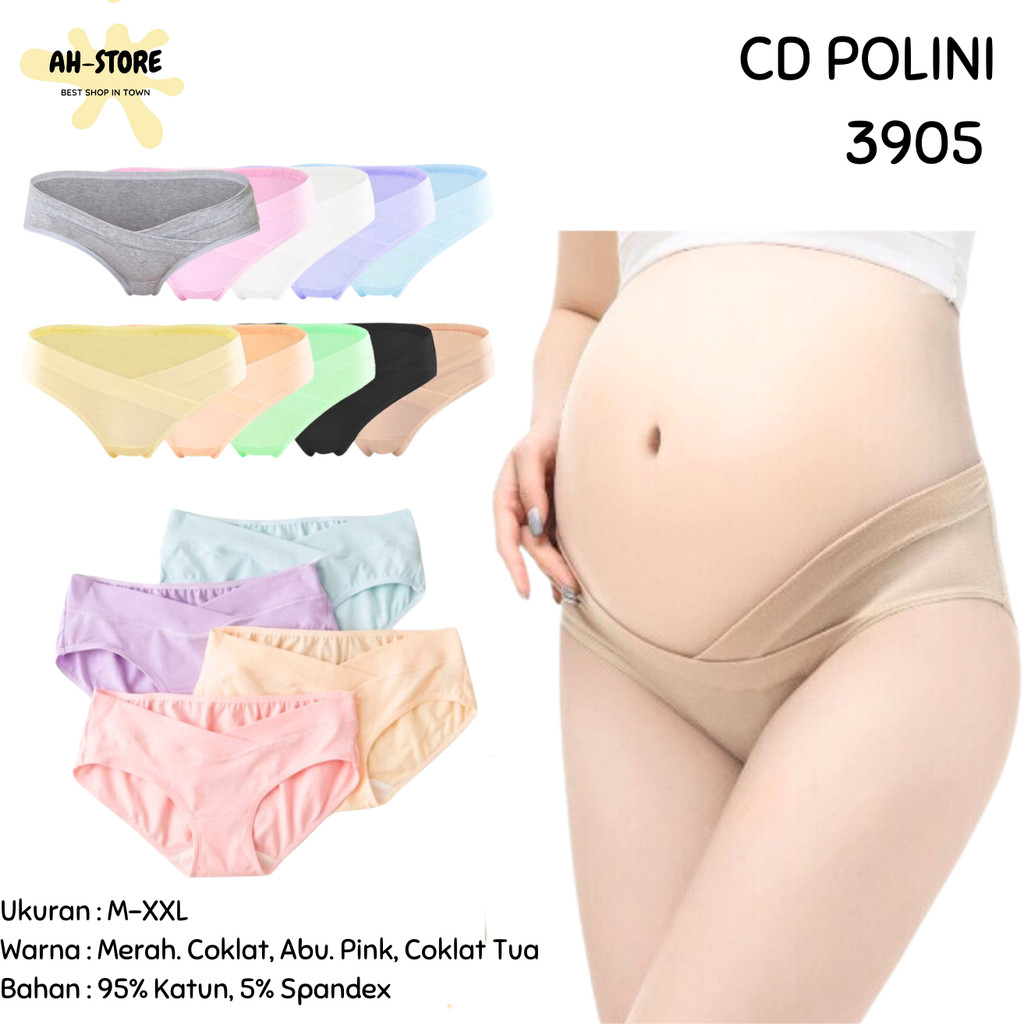 [LUSIN] Celana Dalam Wanita POLINI 3905 Super Soft Aneka Warna