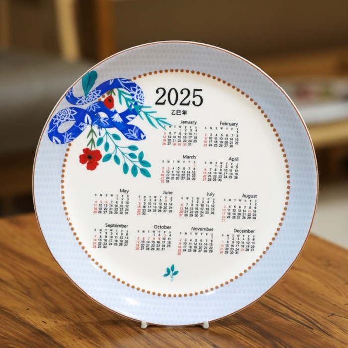 

TERLARIS! Saint James Ceramic Plate Calendar Kalender piring keramik pajangan