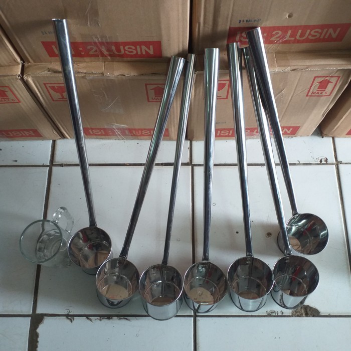 

PRODUK TERBATAS Gayung Bajigur / Gayung Wedang Jahe / Gayung Gagang Panjang Stainless
