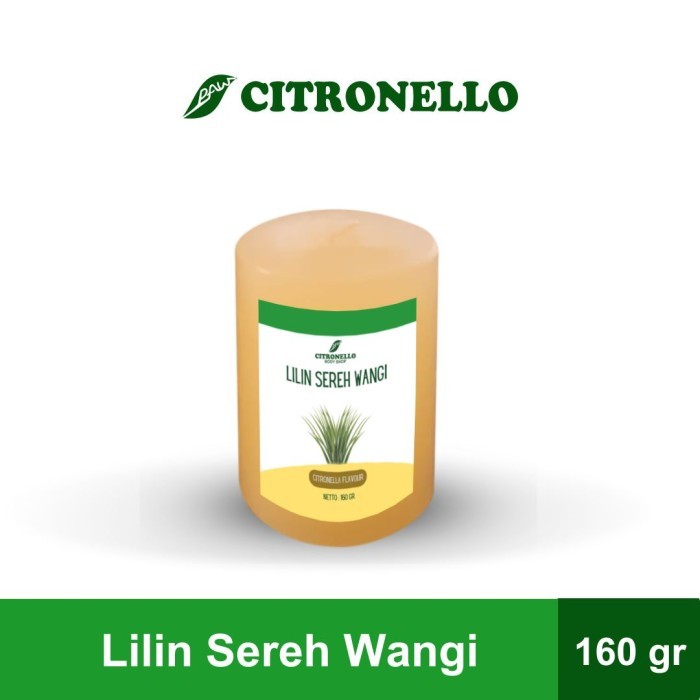 

DISKON Lilin Sereh Wangi 100% Pure & Natural