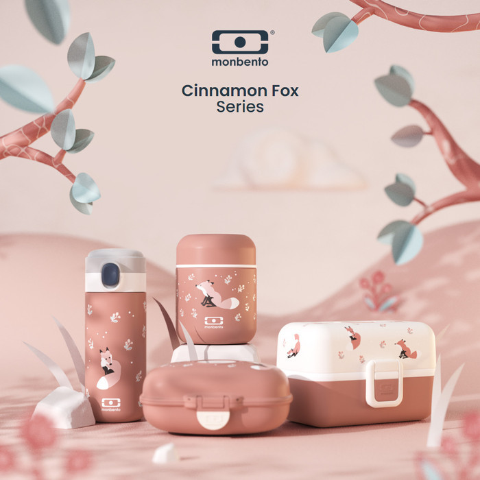

BOOM SALE Monbento Kids Lunch Box Complete Set - Cinnamon Fox Series