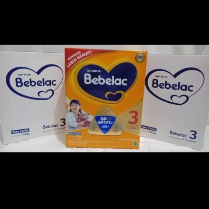 

Bebelac 3 Vanila 1000 Gram Dus Putih (Split Kemasan 3 Kg)