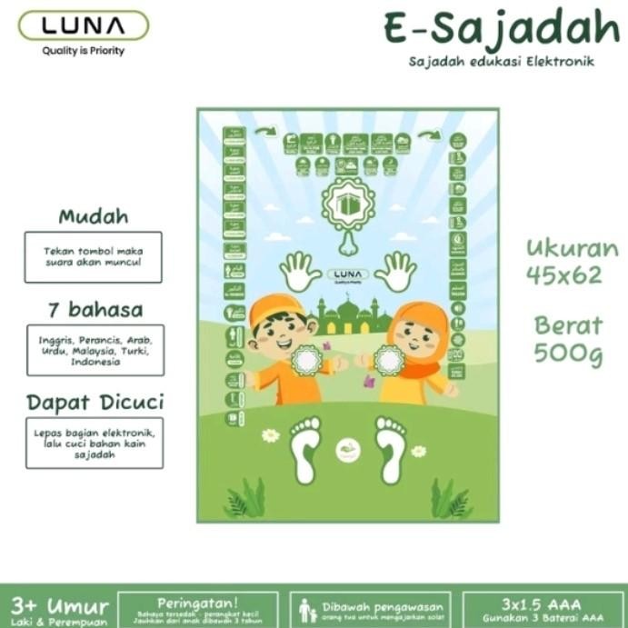 Elektronik Sajadah / Smart Sajadah Elektronik Untuk Edukasi Belajar Anak Sholat / E Sajadah Anak - A
