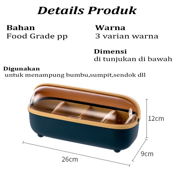 

DISKON RAK BUMBU DAPUR 4 SEKAT TEMPAT BUMBU SEASONING BOX KOTAK TEMPAT GARAM GULA KALDU