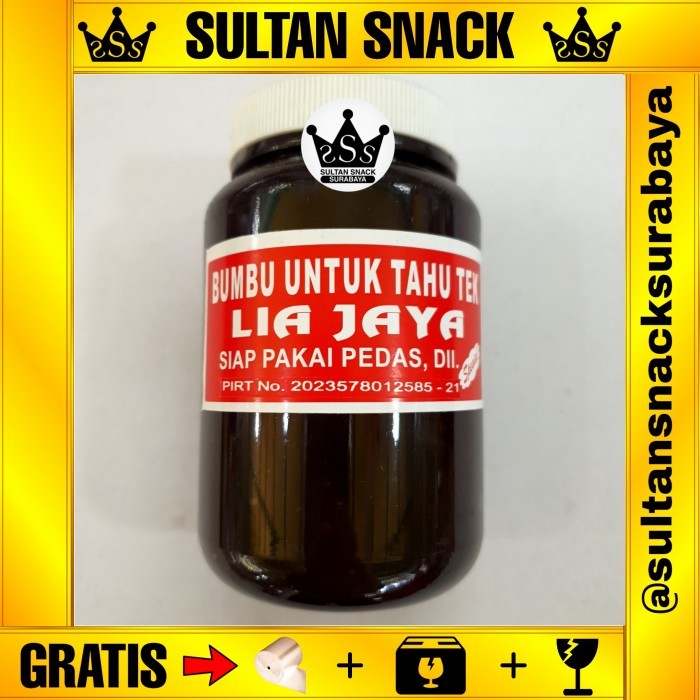 

TERPERCAYA Sambal Bumbu Petis Tahu Tek / Telor / Telur Siap Makan Lia Jaya S