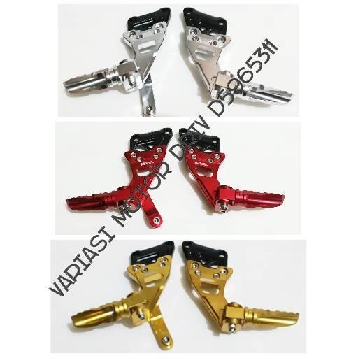 footstep belakang,pijakan kaki belakang ninja rr new,ninja 150 rr cnc Original